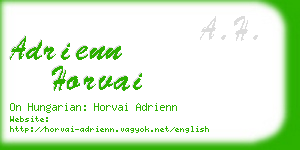 adrienn horvai business card